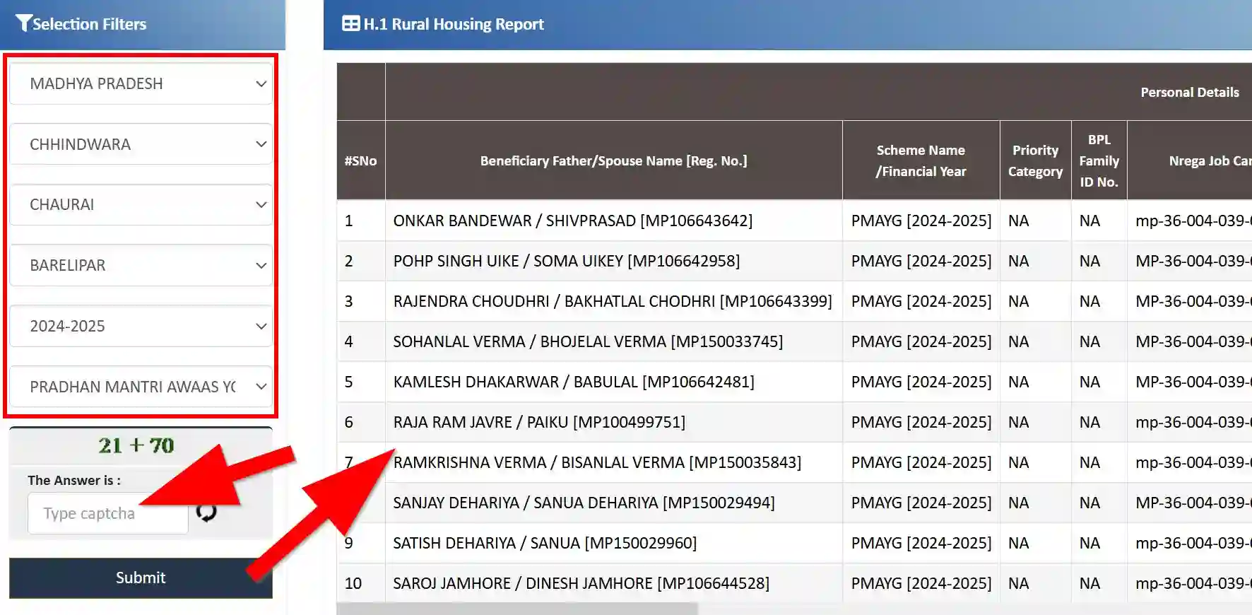 PM Awas Yojana Gramin List 2025